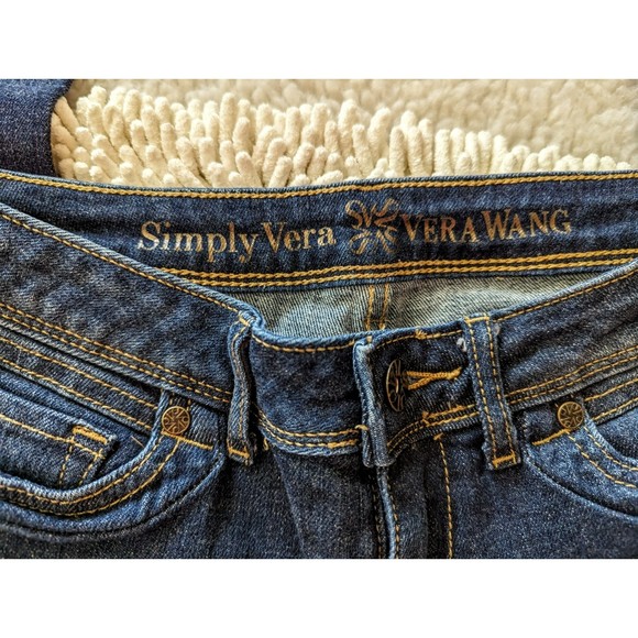 Simply Vera Vera Wang Boot Jeans  Sz 2P - Picture 12 of 14